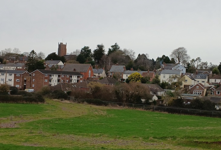 Open land view in Milverton